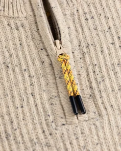 Solid coloured half zip jumper Dry - Sea Silt Sand