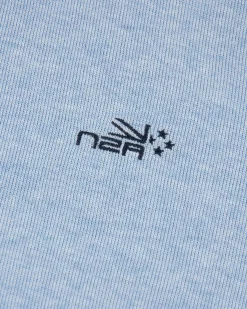 Solid coloured round neck sweater - Pale Blue