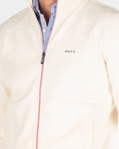 Solid coloured stretch cardigan - Cream