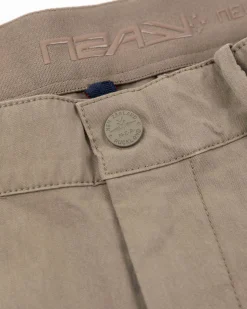 Solid coloured stretch chino - Misty Army