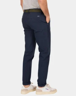 Solid coloured stretch chino - Traditional Navy