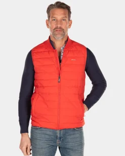 Solid coloured vest - Jacket Red