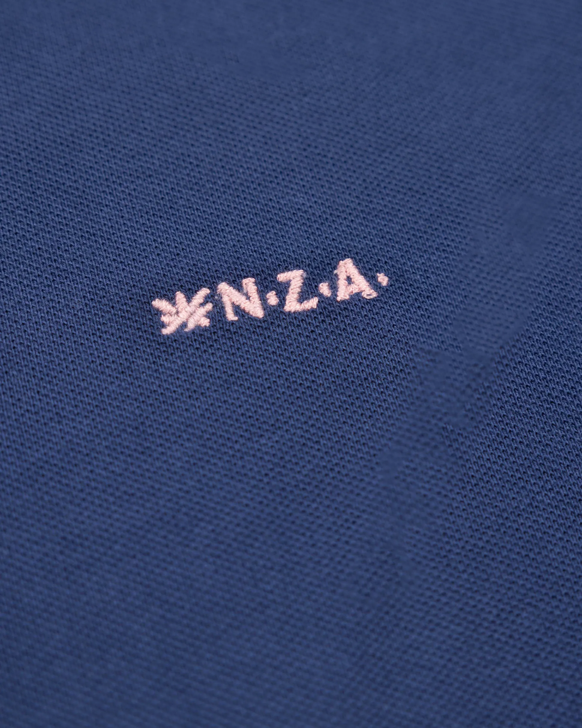 Solid Cotton Blue Polo