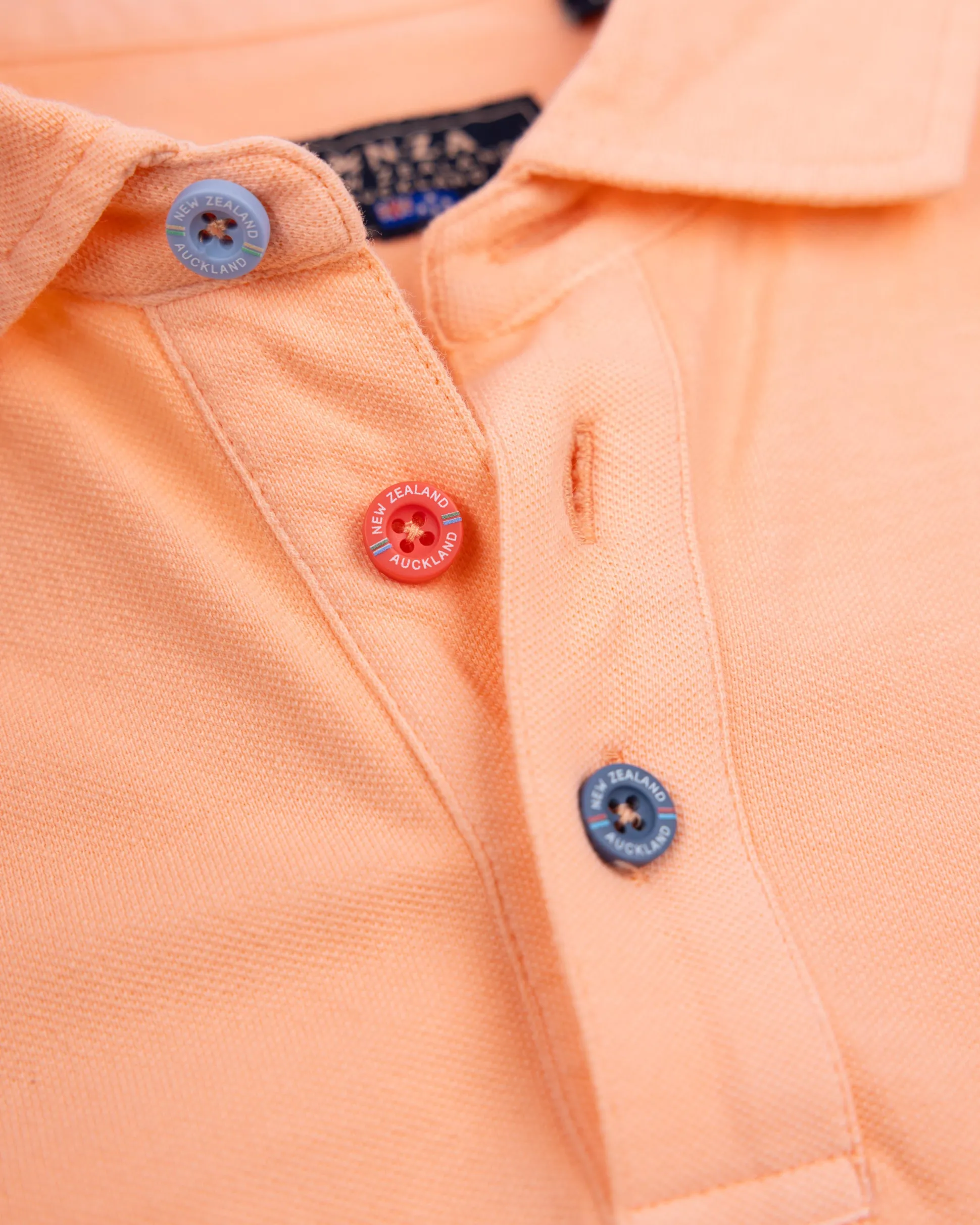 Solid Cotton Light Orange Polo