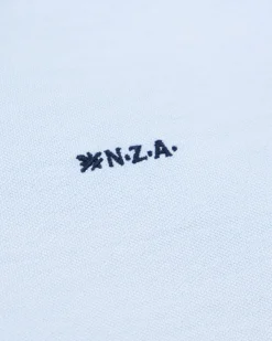 Solid Cotton Pastel Blue Polo