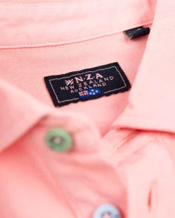 Solid Cotton Pastel Pink Polo