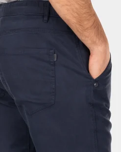 Sportive solid coloured chino - Traditional Navy
