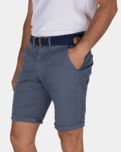 Stretch chino shorts Whale Bay - Arkron Blue