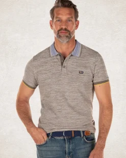 Summer evening polo shirt