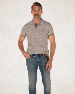 Summer evening polo shirt