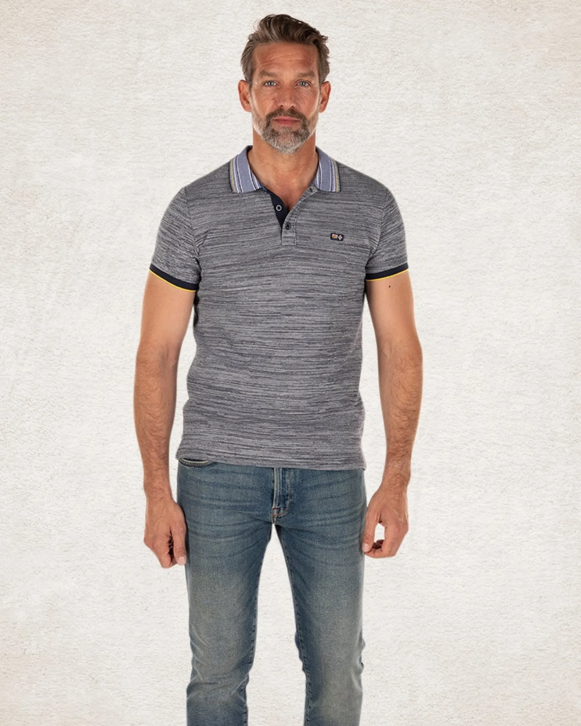 Summer evening polo shirt