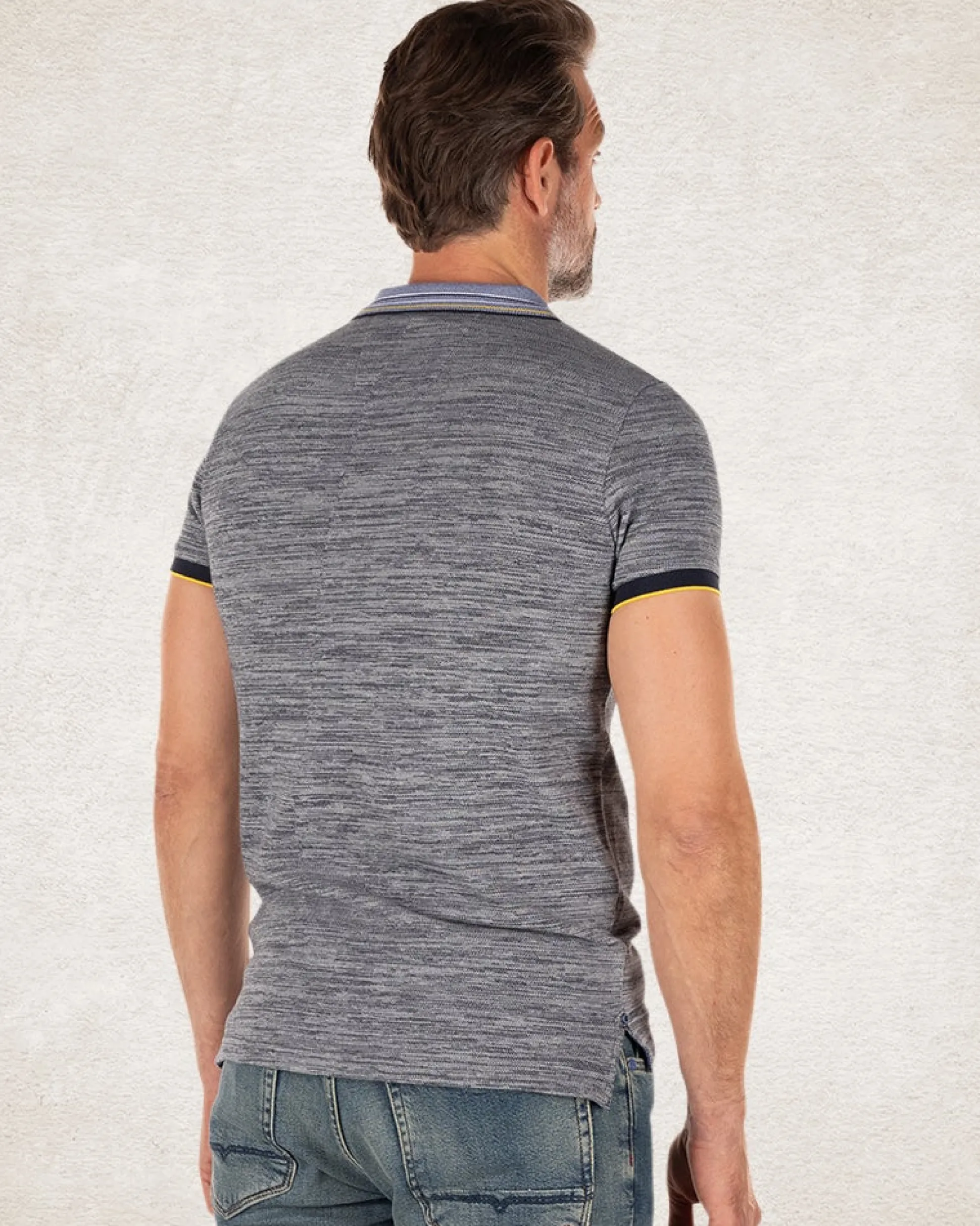 Summer evening polo shirt