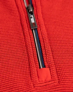 Sweatshirt with zipper Arapohue - Rustic Orange