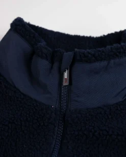 Terry Sweat Cardigan Transit - Reef Navy