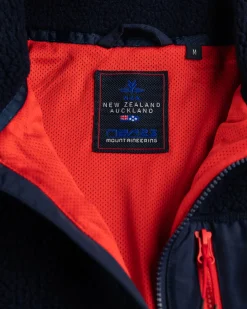 Terry Sweat Cardigan Transit - Reef Navy
