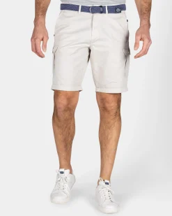 Tough Beige Cotton Cargo Shorts