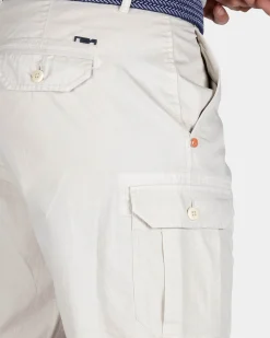 Tough Beige Cotton Cargo Shorts