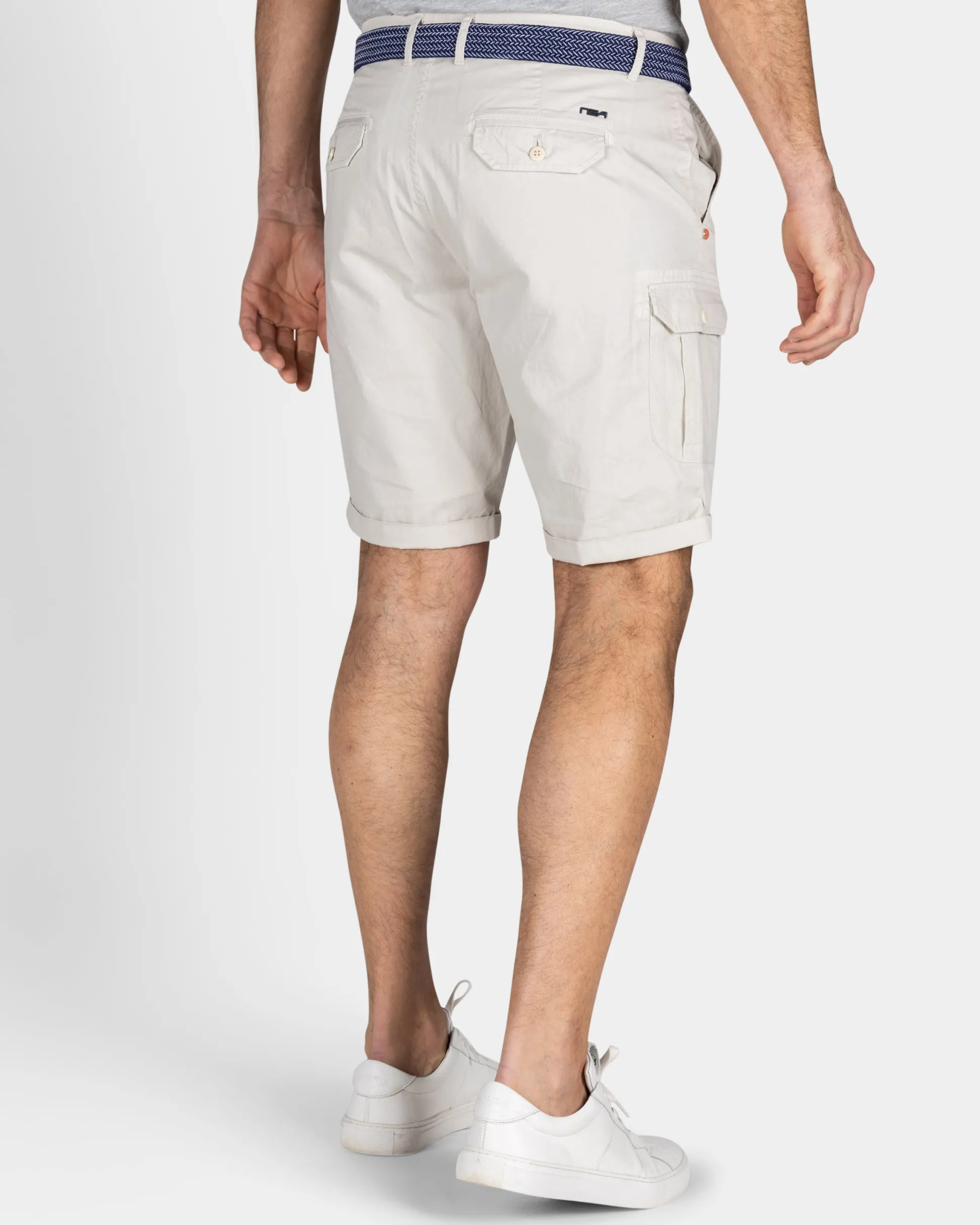 Tough Beige Cotton Cargo Shorts