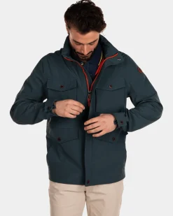 Water-repellent jacket with hood
