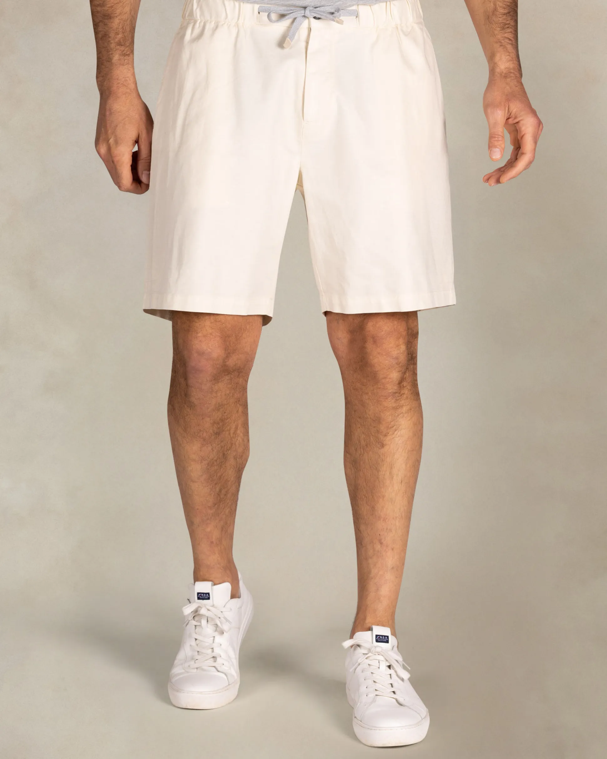 White safari shorts