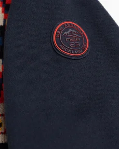 Winter knitted cardigan Grace - Ink Navy